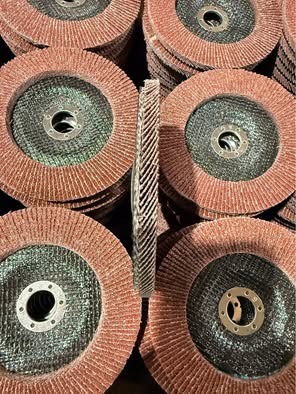 Photo originale de disques regroupés